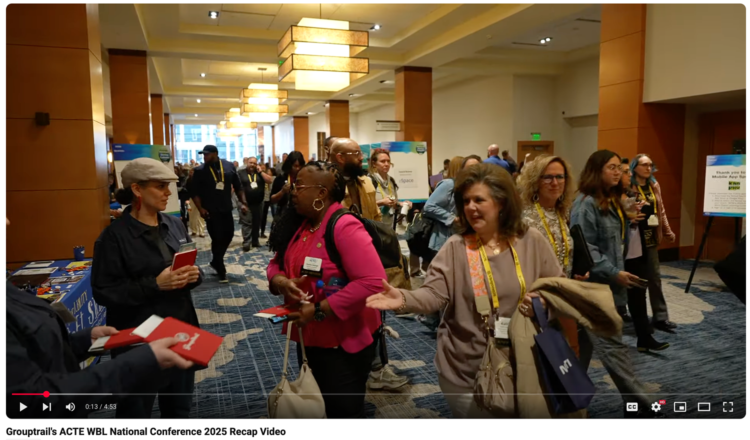 Association for Career and Technical Education Work-Based Learning National Conference Recap Video from Grouptrail!